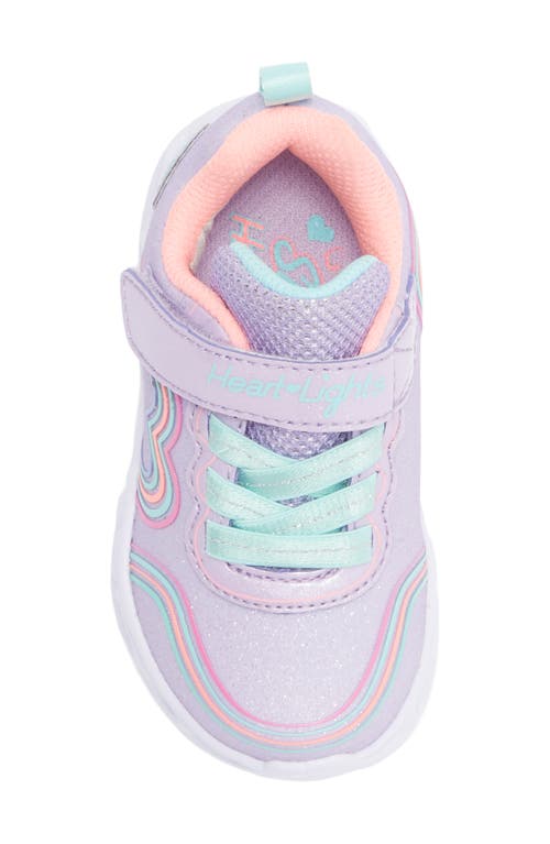 Skechers Kids' Heart Lights Light-up Sneaker In Purple