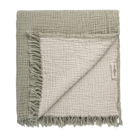 Soho Supersoft 4-Layer Cotton Gauze Throw