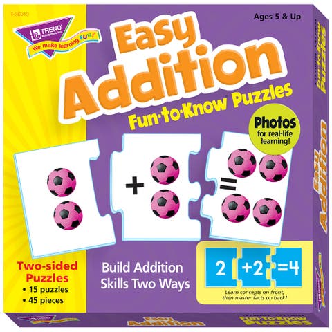 Easy Addition Funtoknow Puzzles  Matching Games