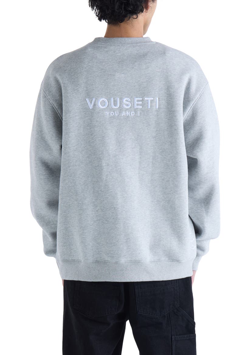 OG Fleece Crewneck Sweatshirt, Alternate, color, GREY MARL