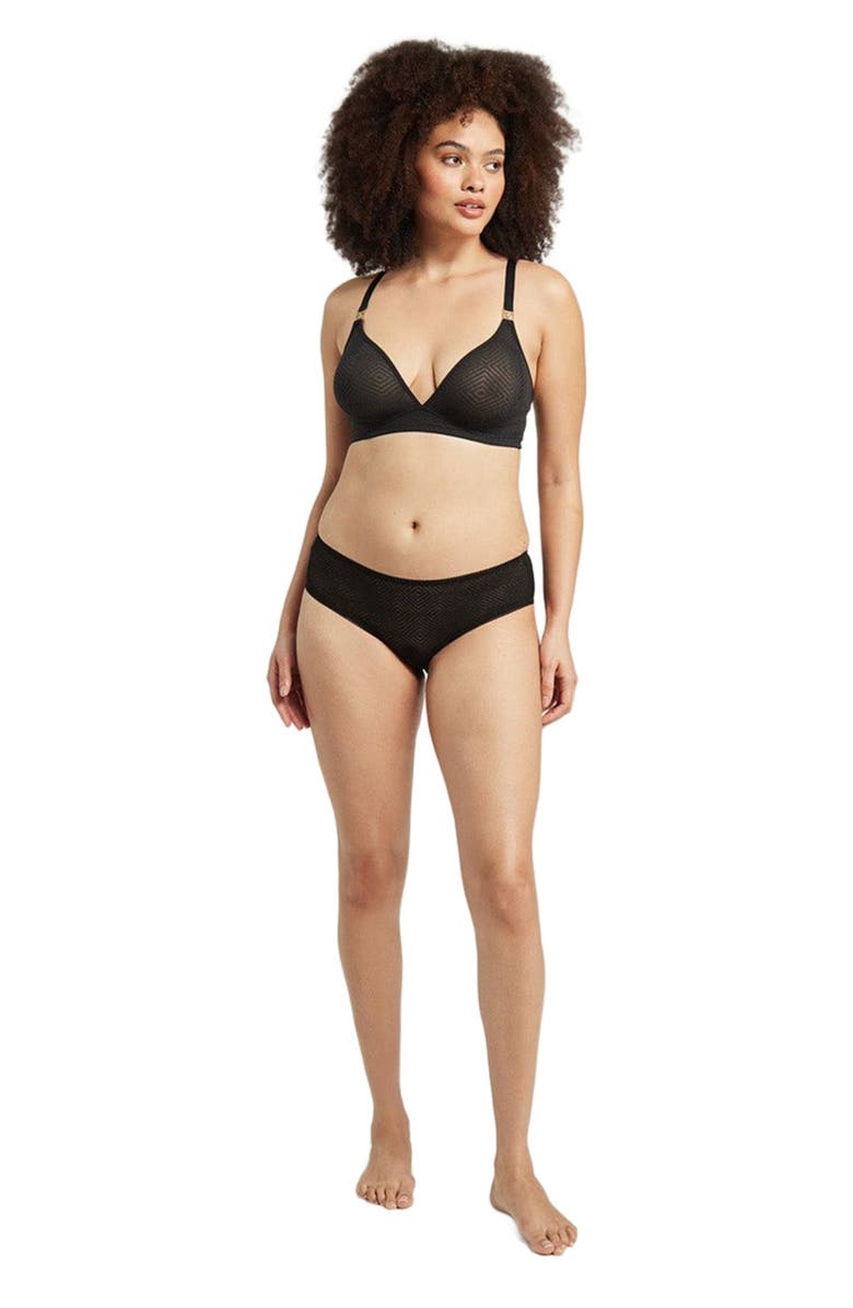 Nudea The Sheer Deco Hipster Brief - 3 Pack, Main, color, 