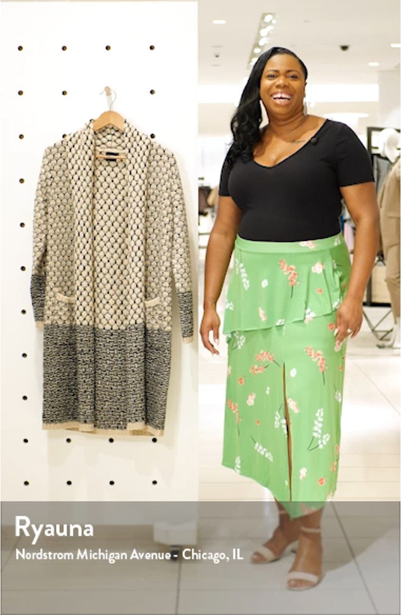 Patch Pocket Long Cardigan, sales video thumbnail