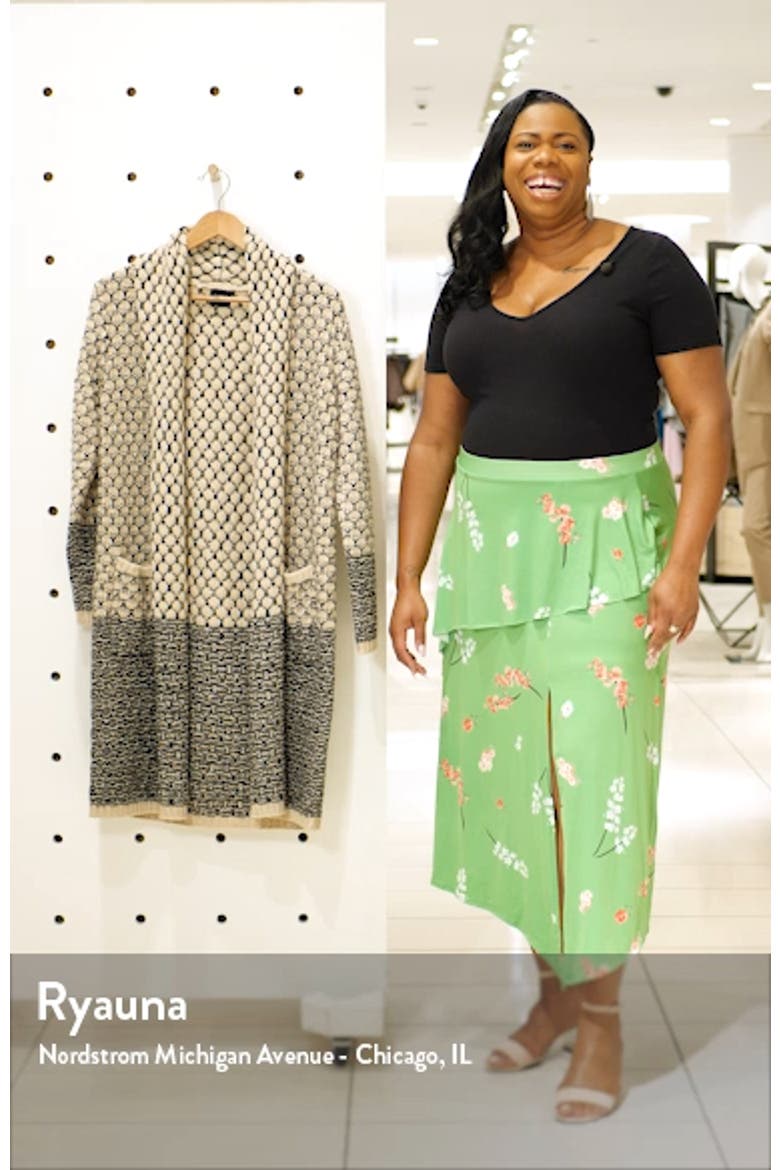Patch Pocket Long Cardigan video