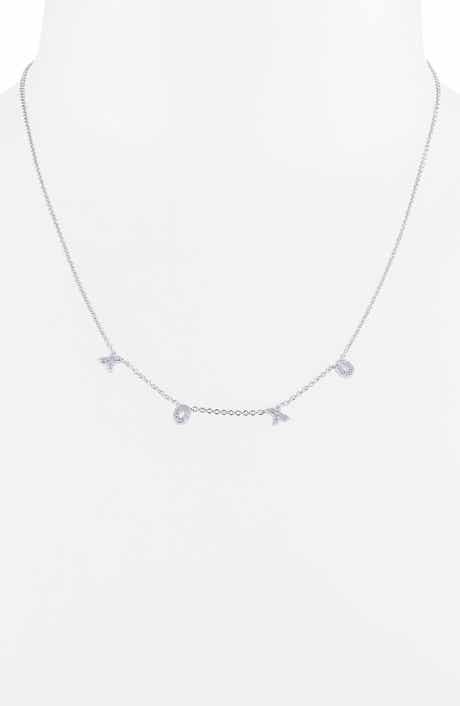 Heartbreaker XO Station Necklace