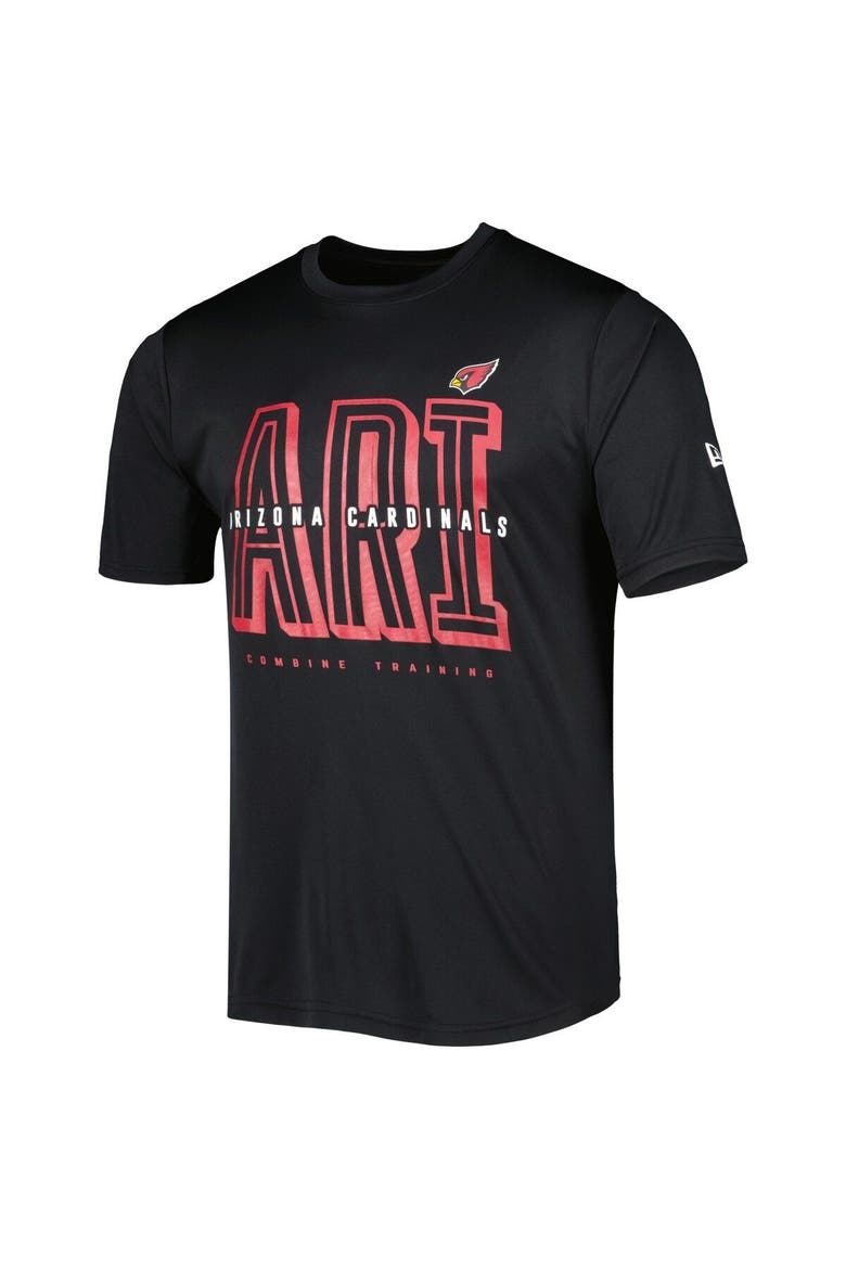 Men's New Era Black Arizona Cardinals Scrimmage T-Shirt, Alternate, color, Black