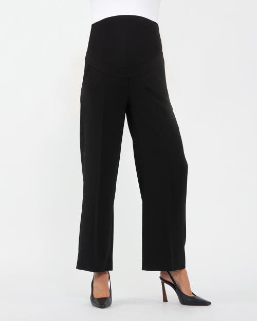 Ripe Maternity Alexa Wide Leg Maternity Pants In Black