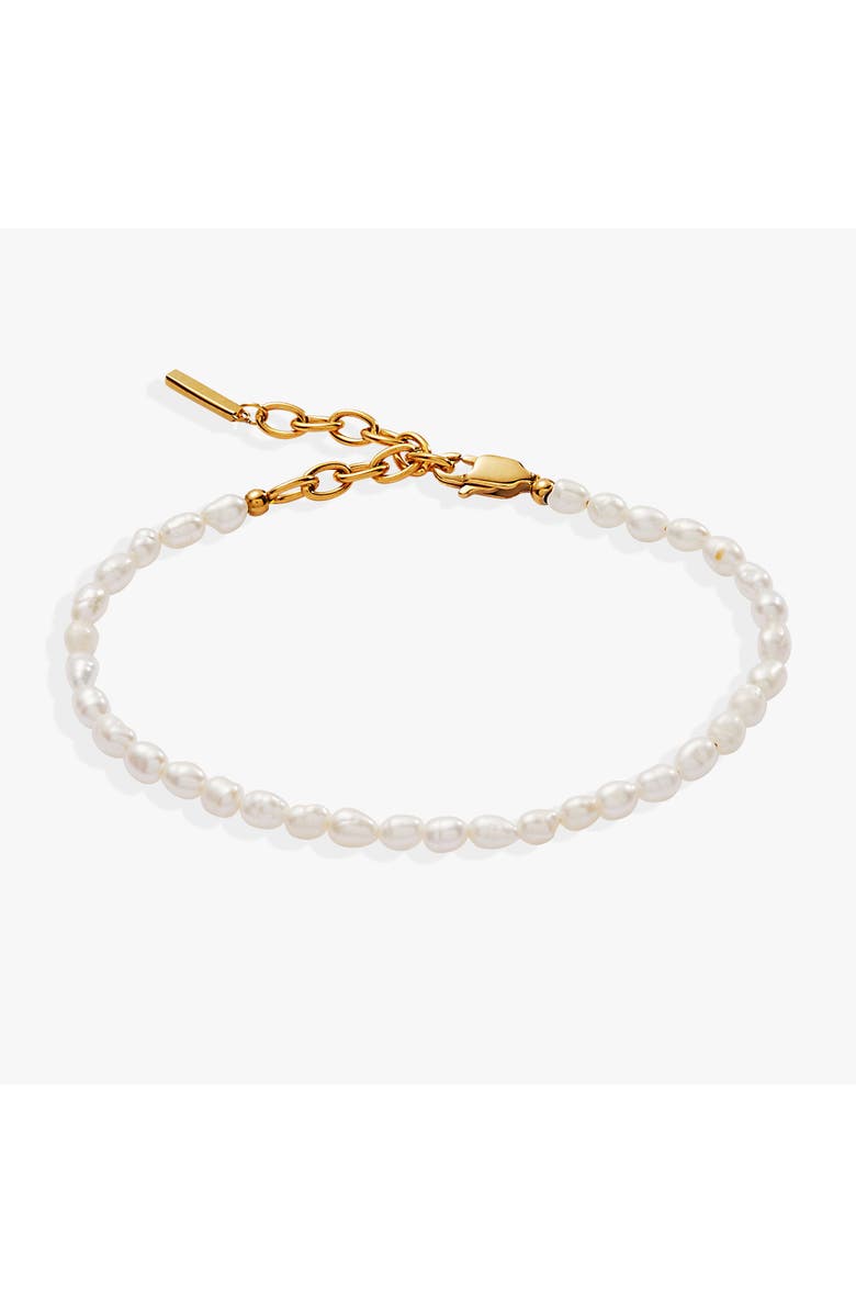 Alex and Ani Freshwater Pearl Bracelet, Main, color, Pearl