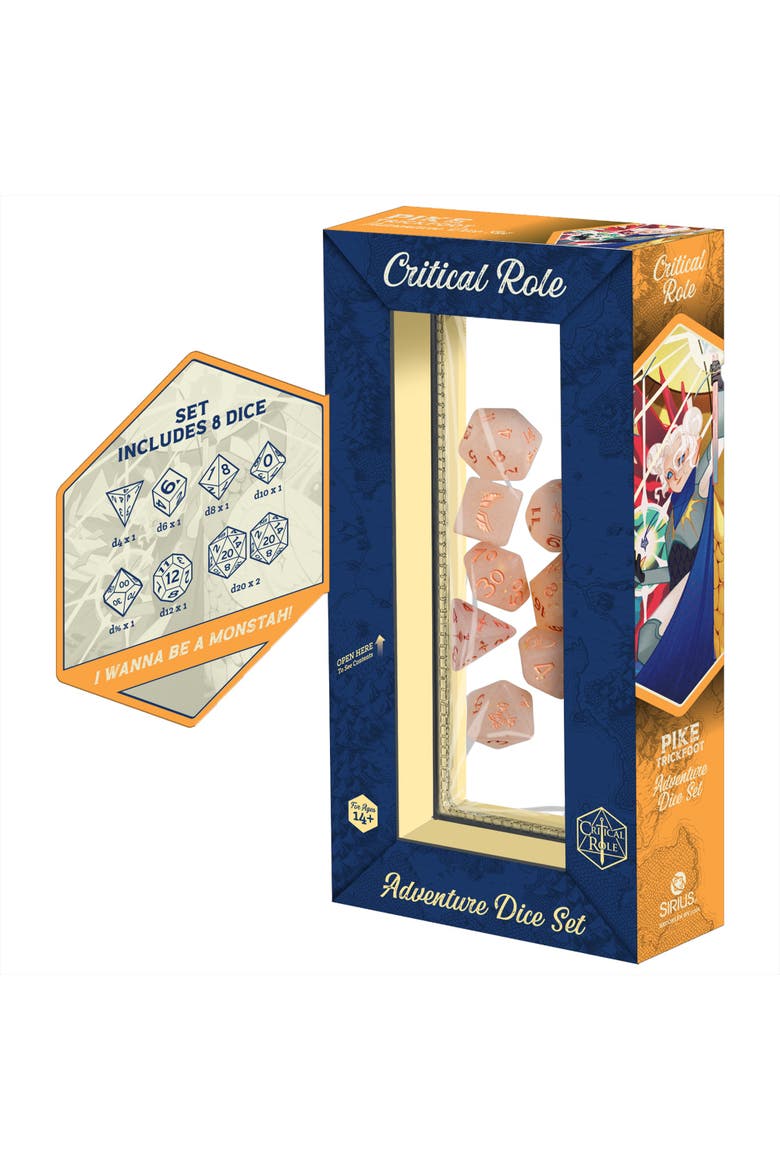 Pike Trickfoot 8pc RPG Set, Alternate, color, Multicolored