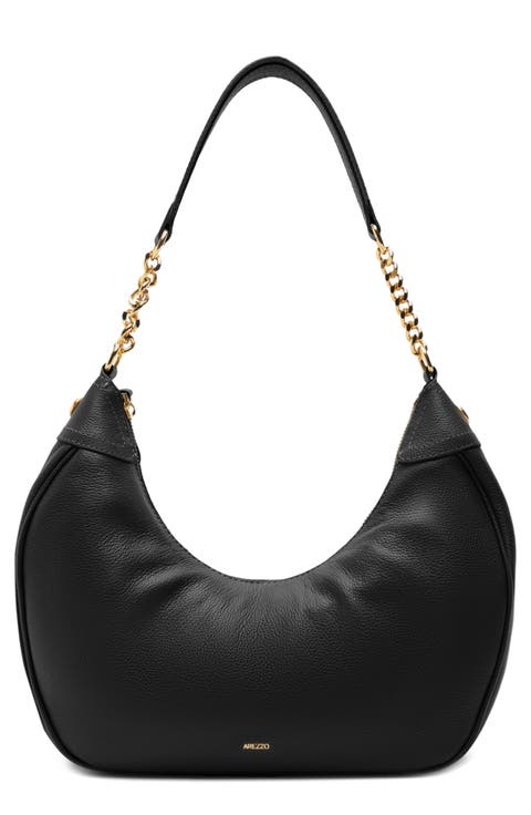 Large Elena Leather Hobo