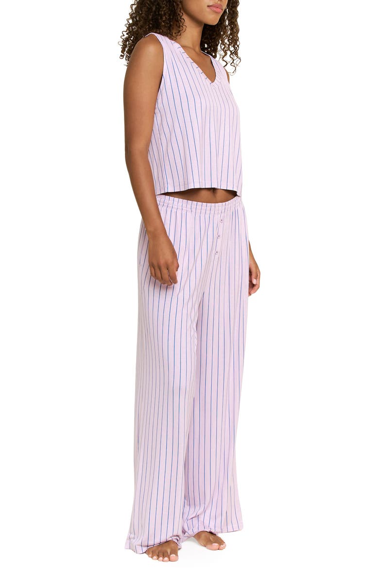 All American Pajamas, Alternate, color, LILAC DEW PIN STRIPE