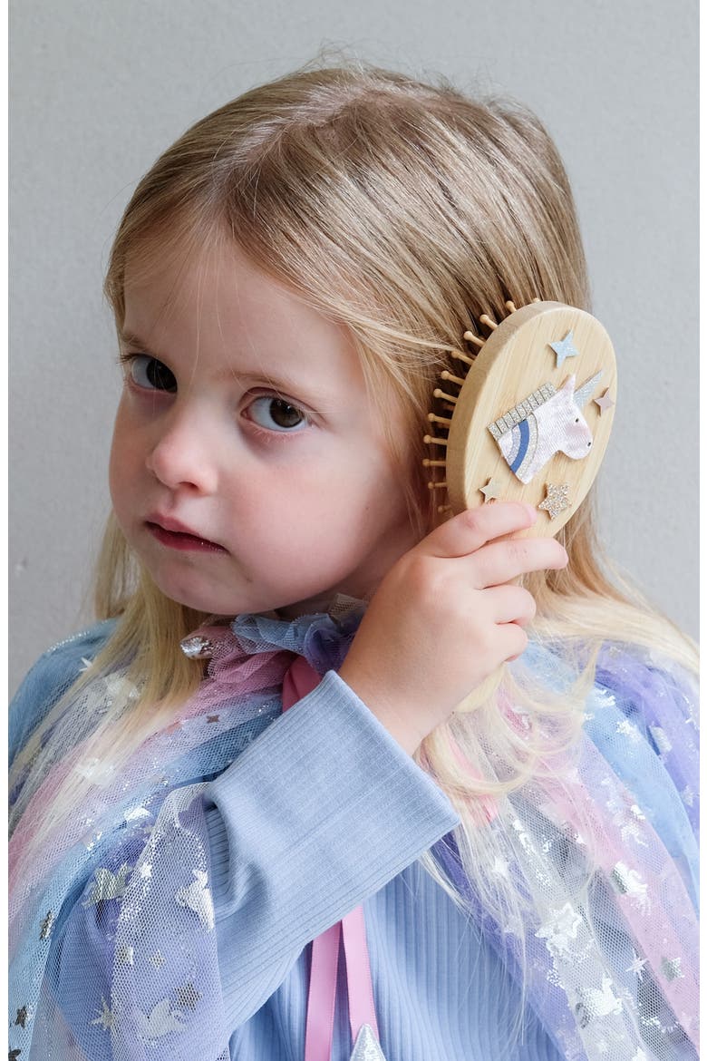 Unicorn Hair Brush, Alternate, color, LIGHT BEIGE