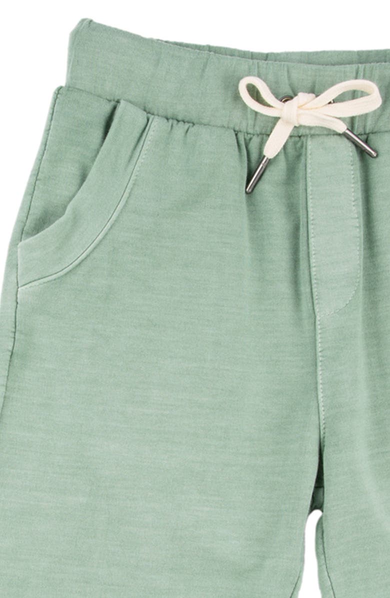 Miki Miette Kids' Rusty French Terry Shorts, Alternate, color, Crocodile