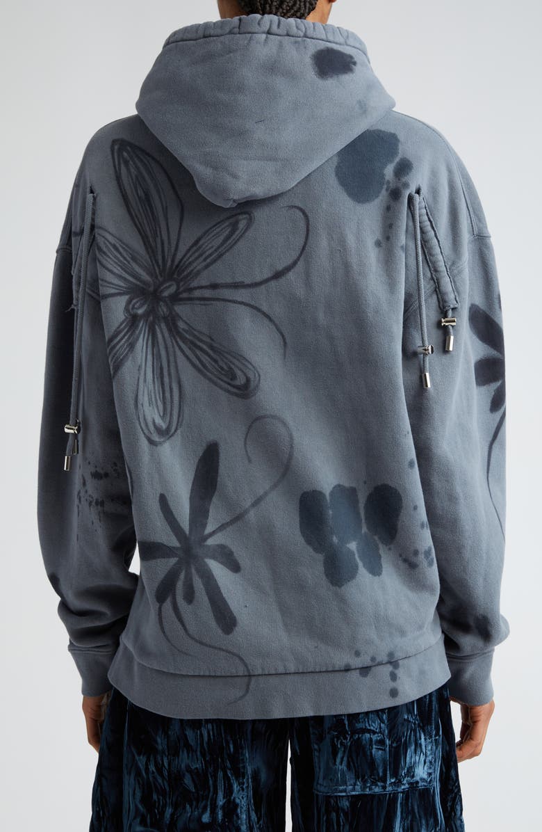 Collina Strada Arc Floral Cotton Fleece Graphic Hoodie, Alternate, color, 