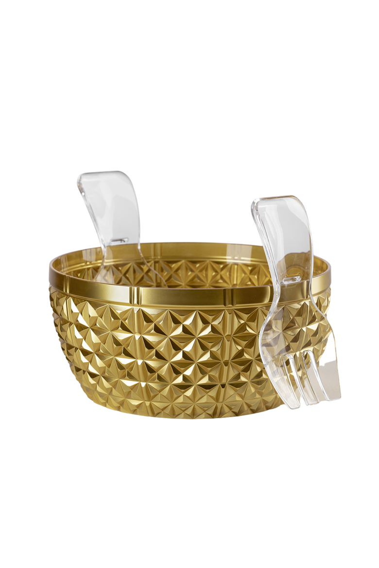Churchill Salad Bowl, Main, color, GOLD