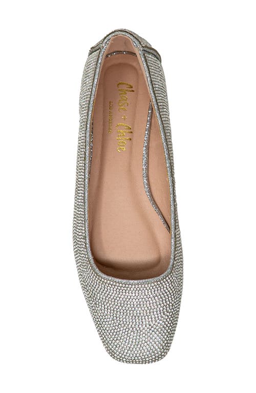 Chase & Chloe Chase And Chloe Rhinestone Flat