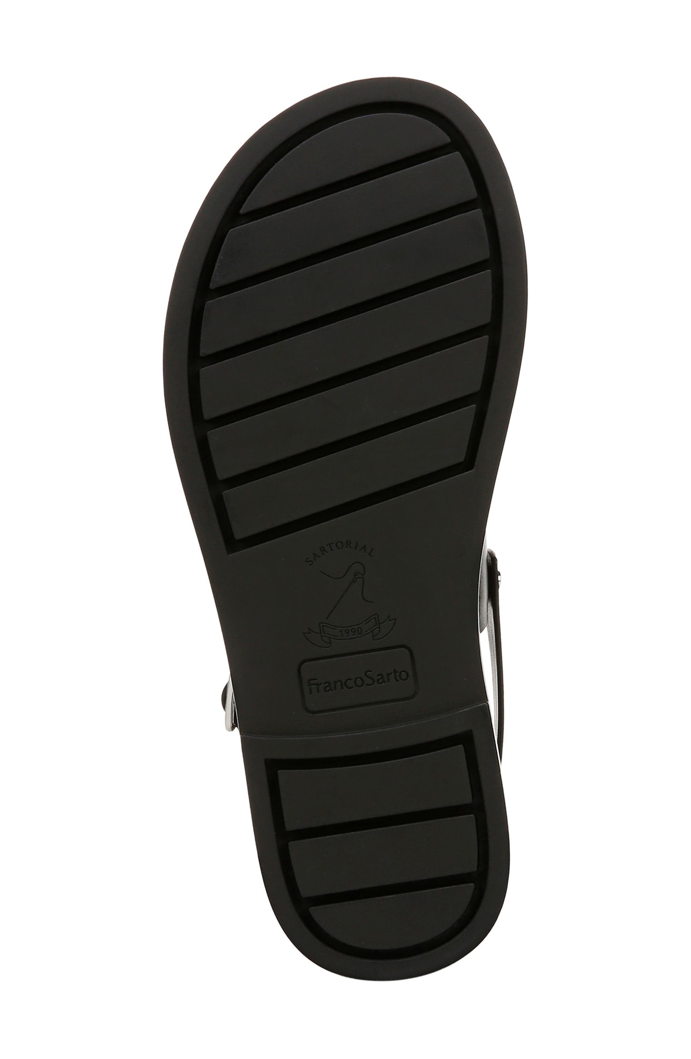Franco Sarto Genova Slingback Platform Sandal, Alternate, color, Black