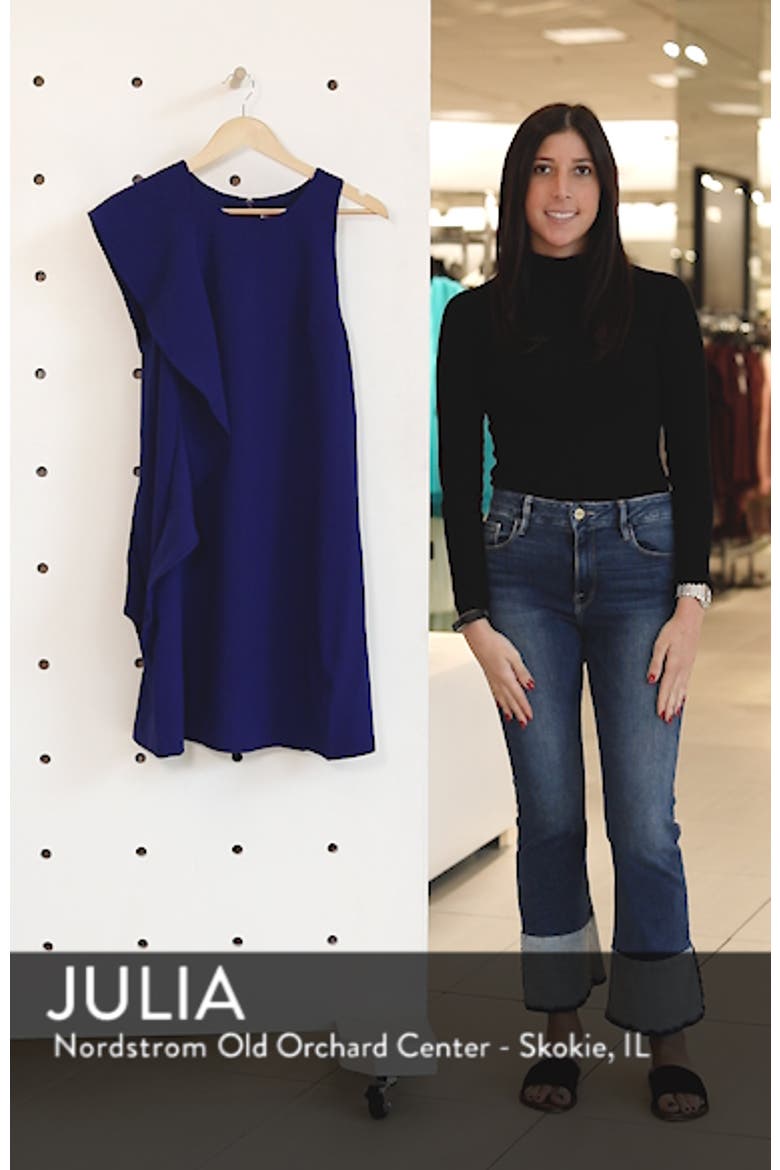Asymmetrical Ruffle Shift Dress video