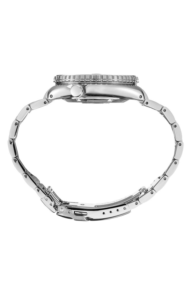 SEIKO WATCHES Prospex Diver Automatic Bracelet Watch, 45mm, Alternate, color, Black