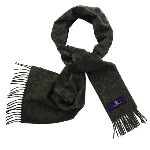 Fringed Merino Wool Scarf