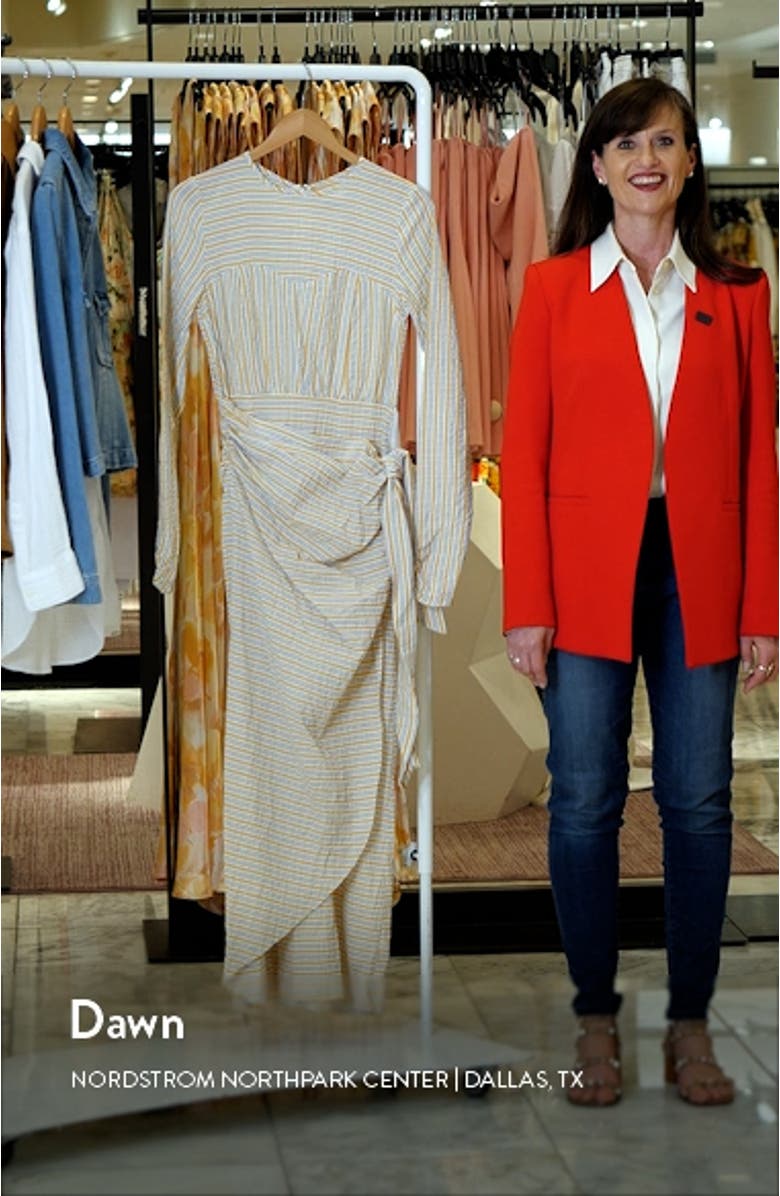 Long Sleeve Stripe Maxi Dress, sales video thumbnail