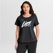 Nike Women's Nike Black Detroit Lions Primetime Tri-Blend T-Shirt