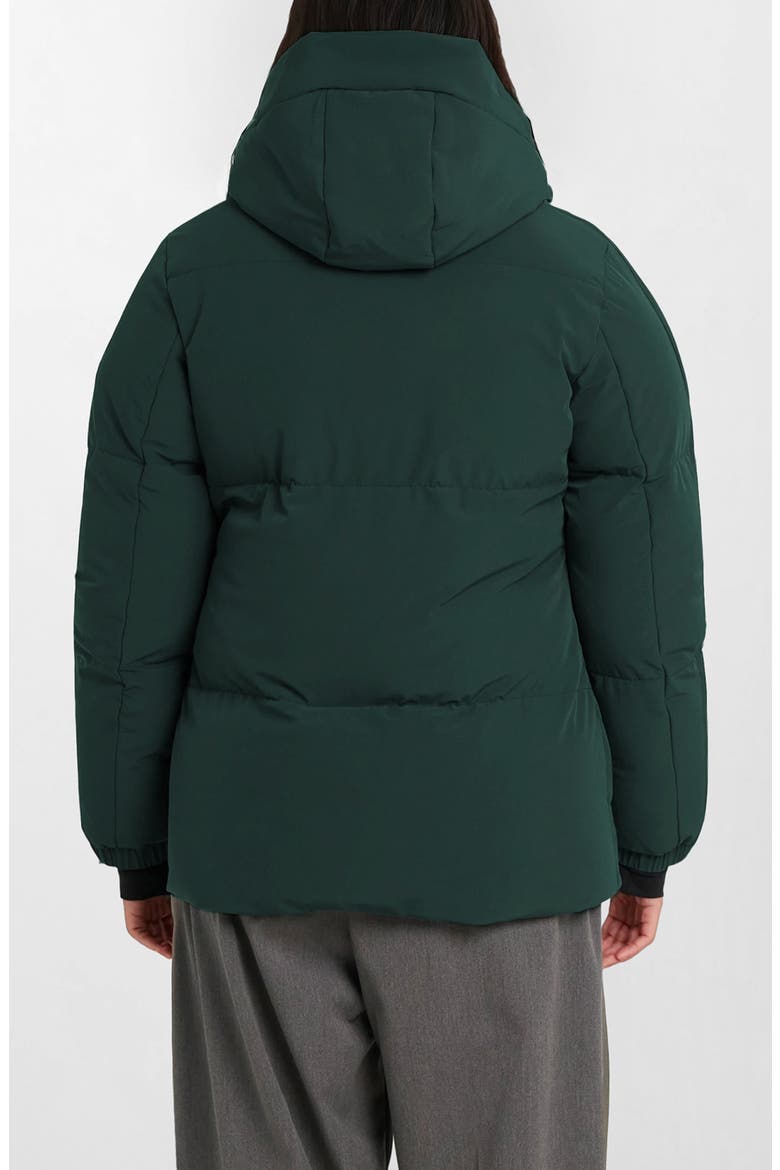Stacy Water Resistant Hooded Puffer Jacket, Alternate, color, FOREST