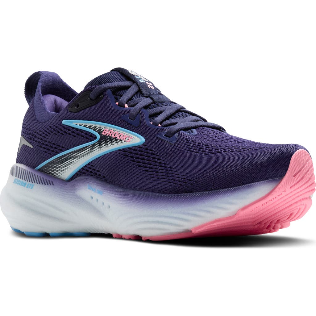 Brooks Glycerin Gts 22 Running Shoe In Blue