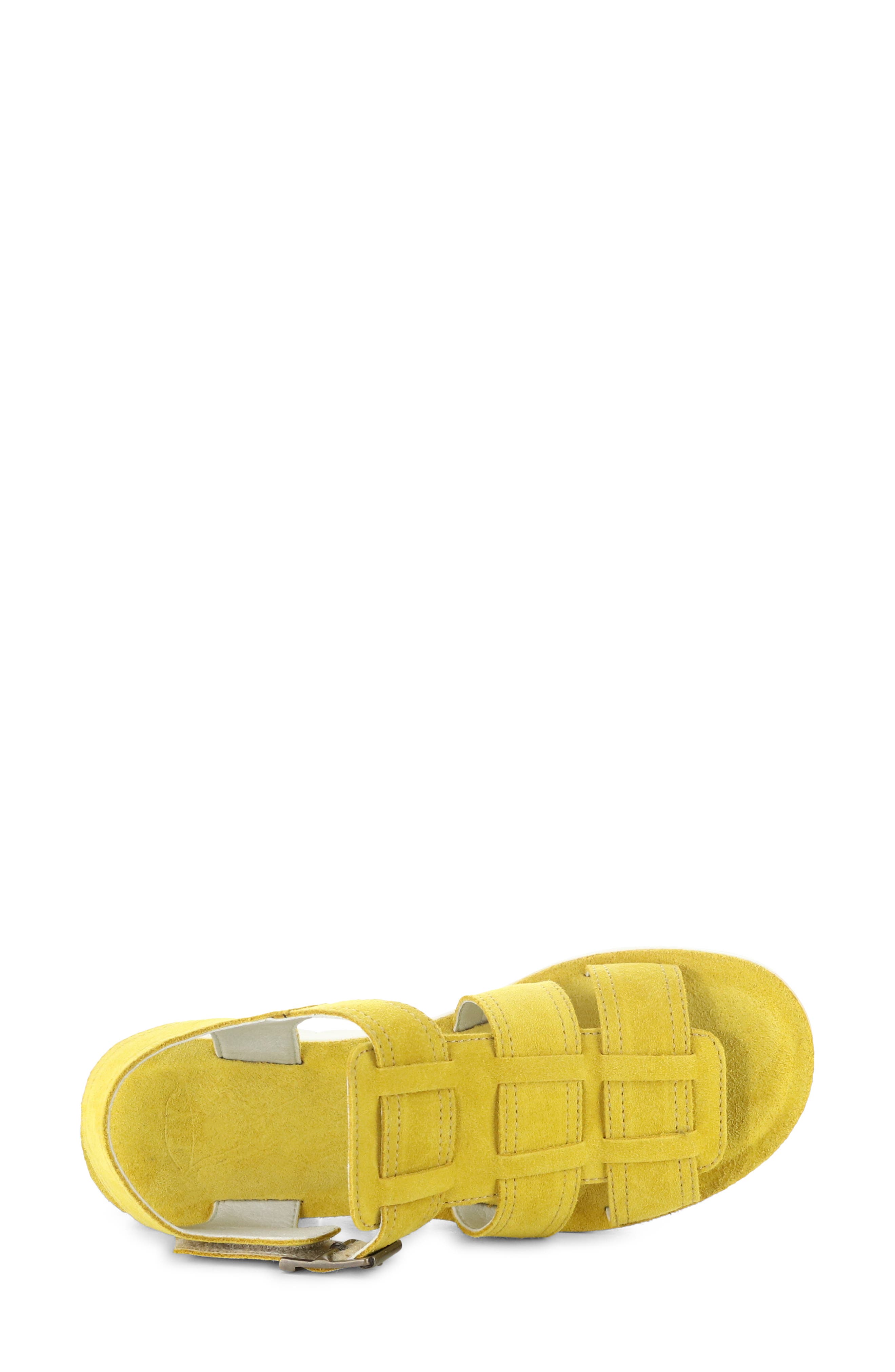 Yudd Platform Wedge Sandal, Alternate, color, YELLOW