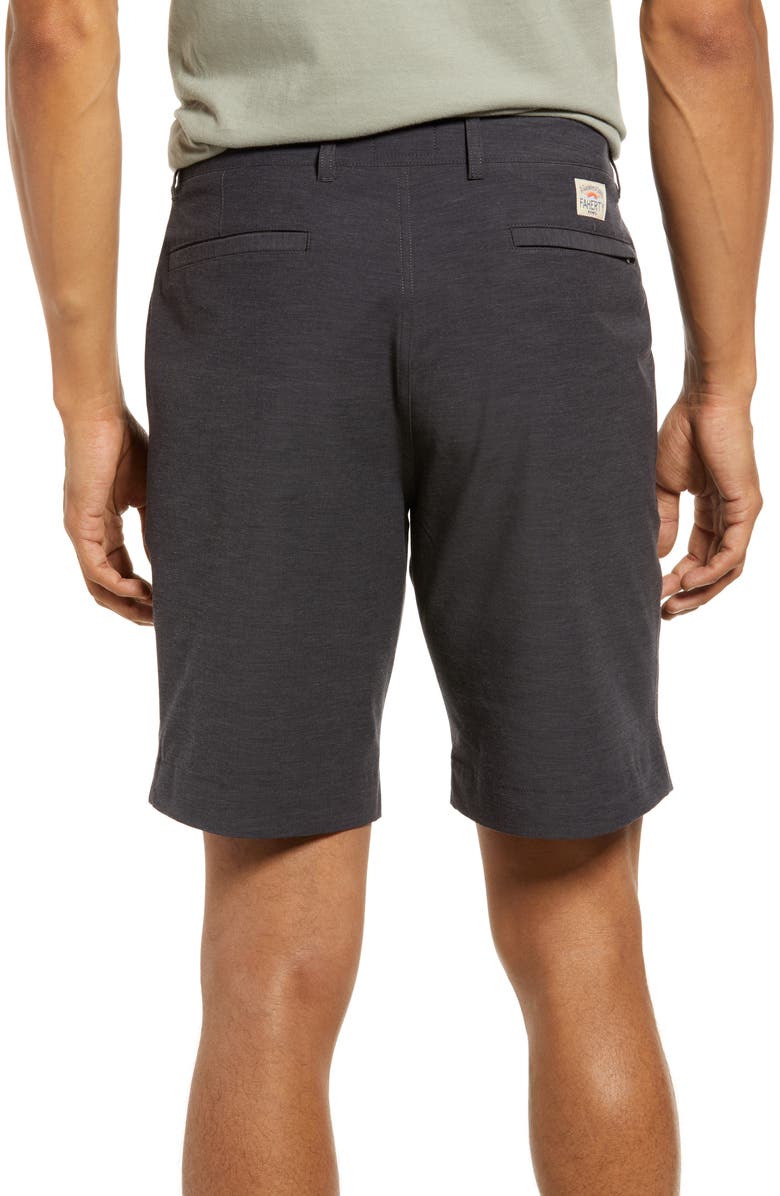 Faherty All Day Belt Loop 7-Inch Shorts, Alternate, color, Charcoal