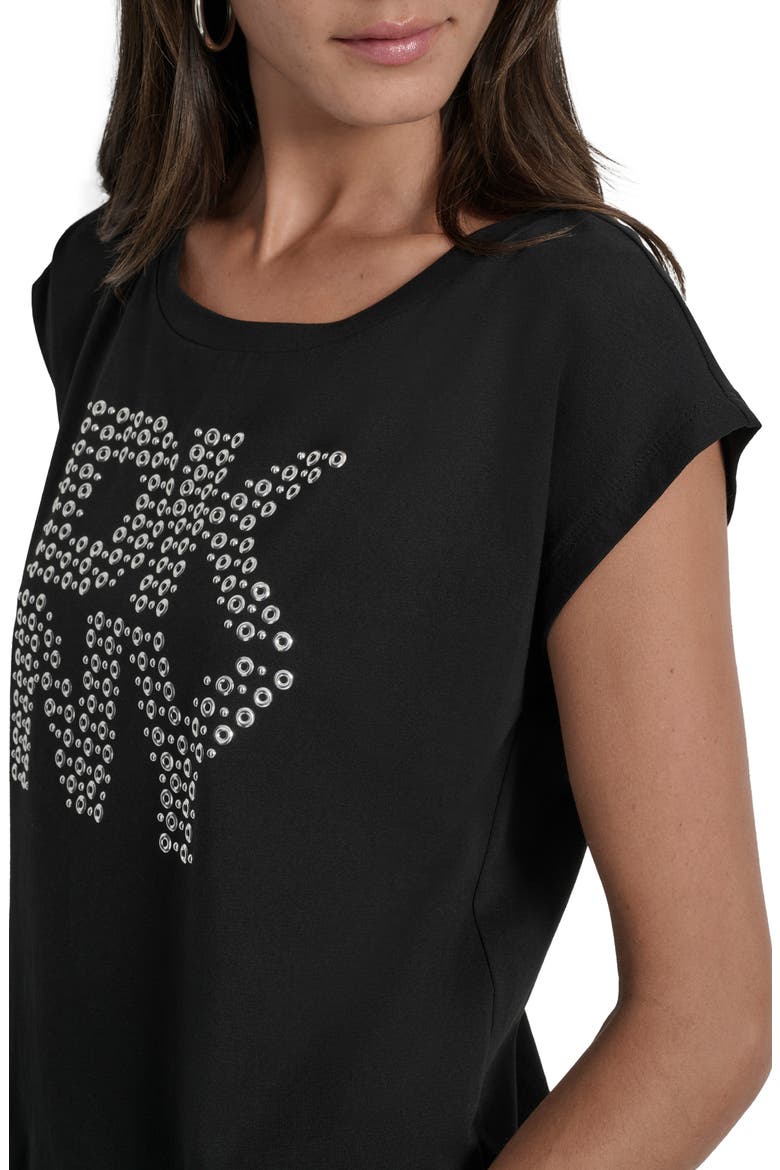 Grommet Logo T-Shirt, Alternate, color, BLACK