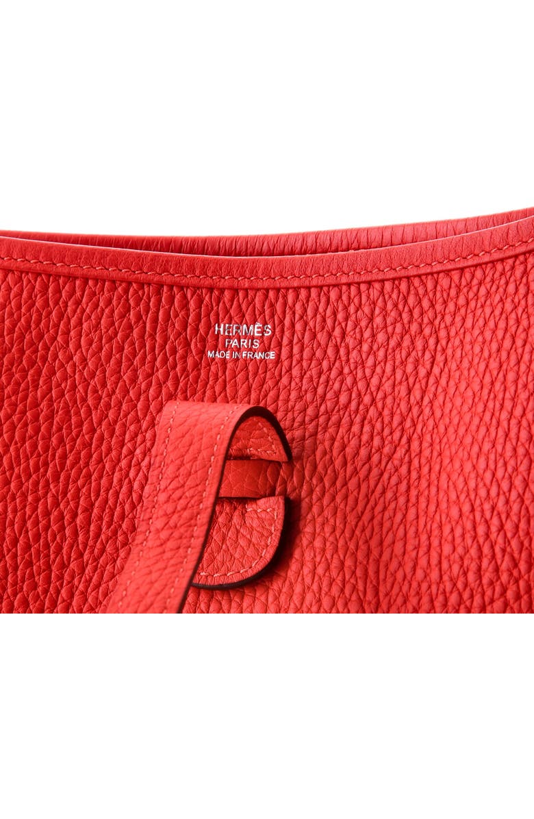 Pre-Owned Hermes Evelyne Bag Gen III Clemence PM, Alternate, color, Rouge Pivoine