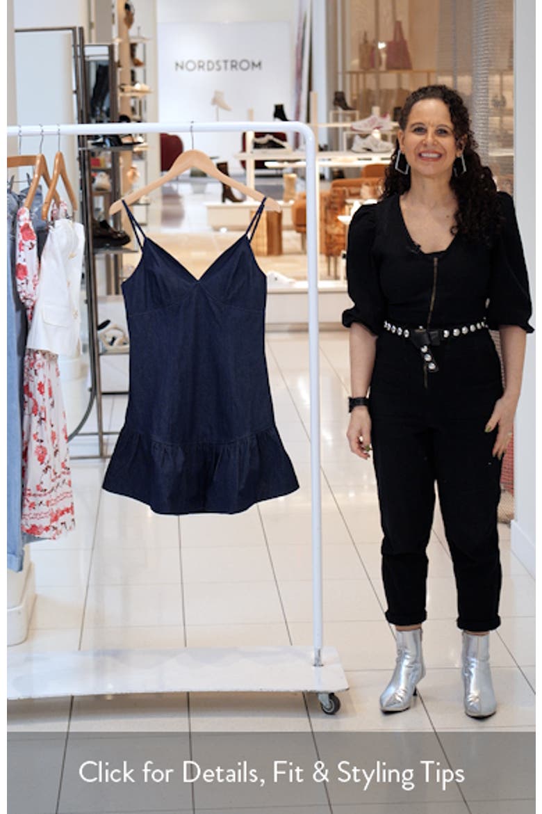 Kyndal Denim Drop Waist Minidress video