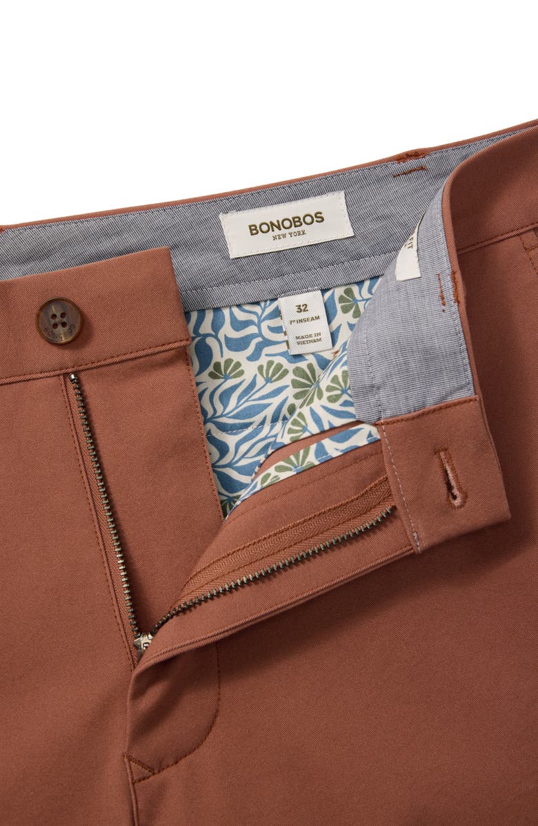 Bonobos Stretch Washed Chino 2.0 Pants, Alternate, color, Russet 18-1235 Tcx