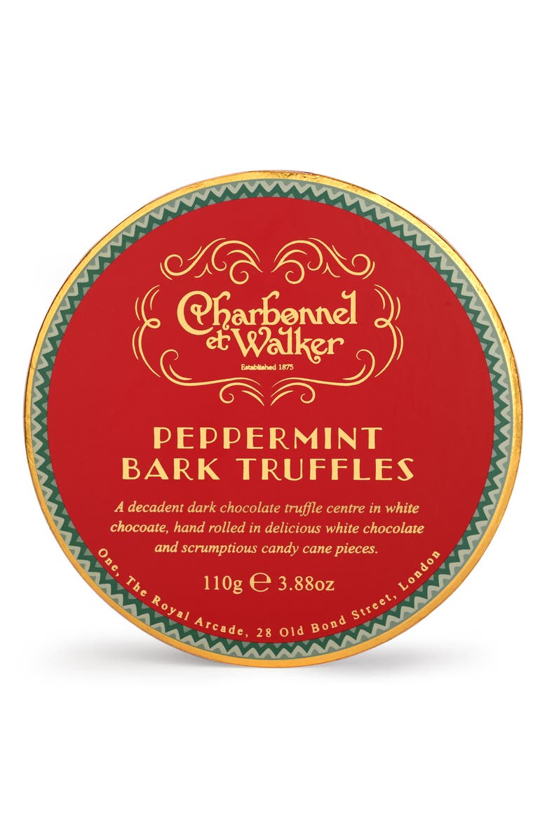 Charbonnel et Walker Peppermint Bark Truffles Gift Box, Alternate, color, 