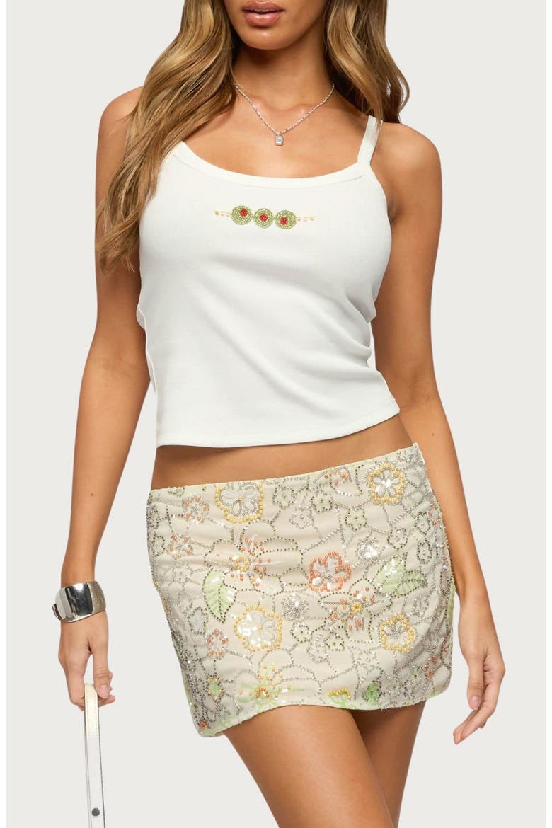 Martini Girl Rib Tank, Main, color, WHITE