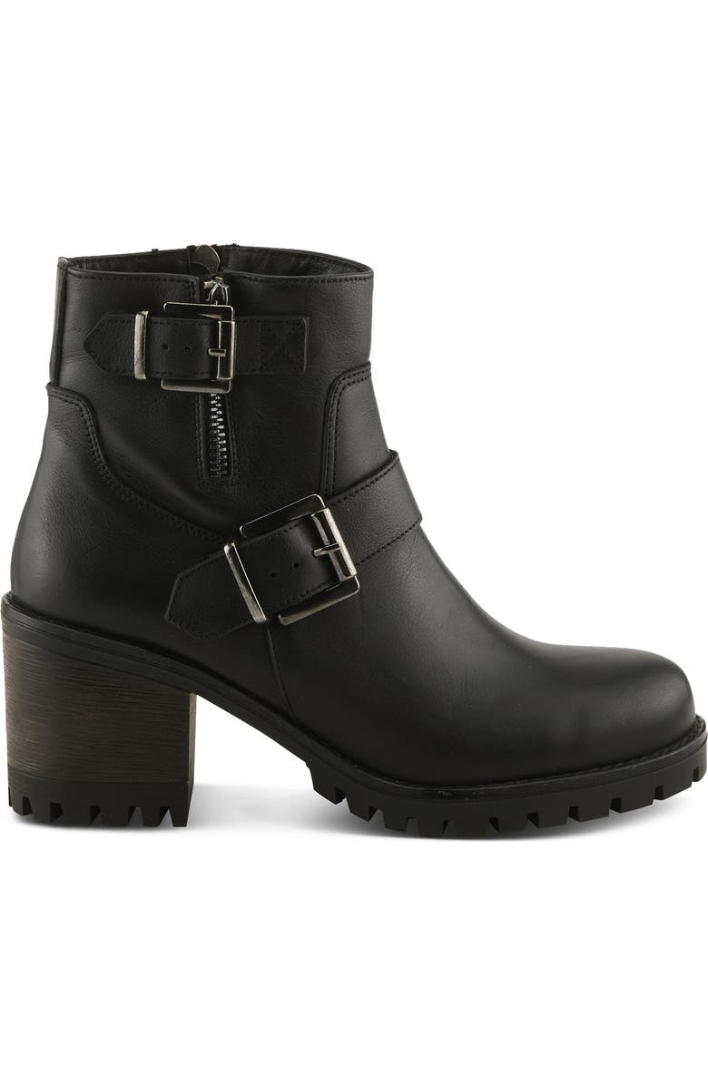 Spring Step Acco Block Heel Bootie, Alternate, color, Black