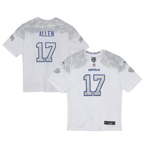 Preschool Nike Josh Allen White 2025 Rivalries Collection Game Jersey