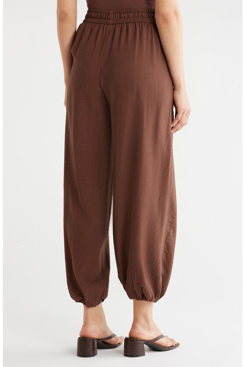 Balloon Leg Pants, Alternate, color, HICKORY BROWN