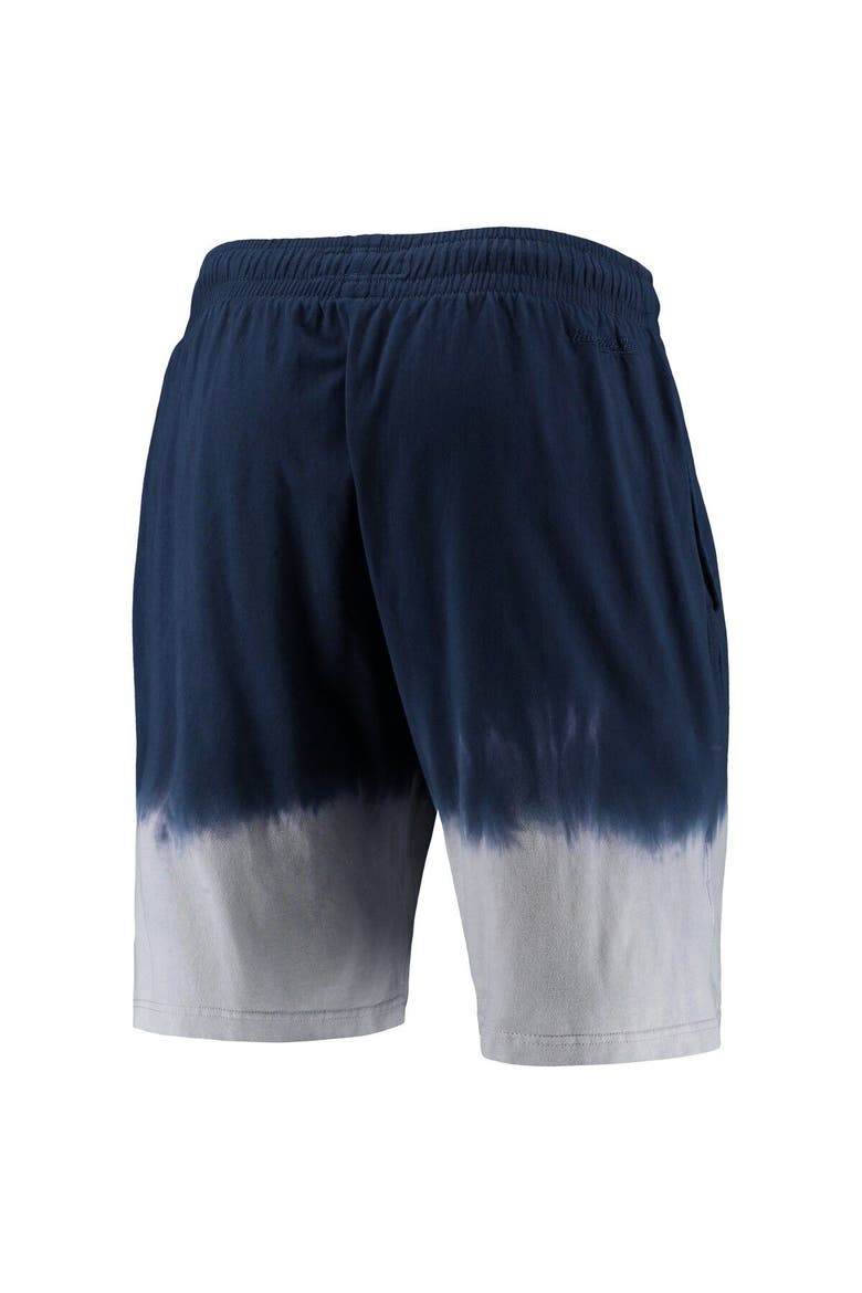 Men's Mitchell & Ness Navy/Gray Georgetown Hoyas Tie-Dye Shorts, Alternate, color, Navy