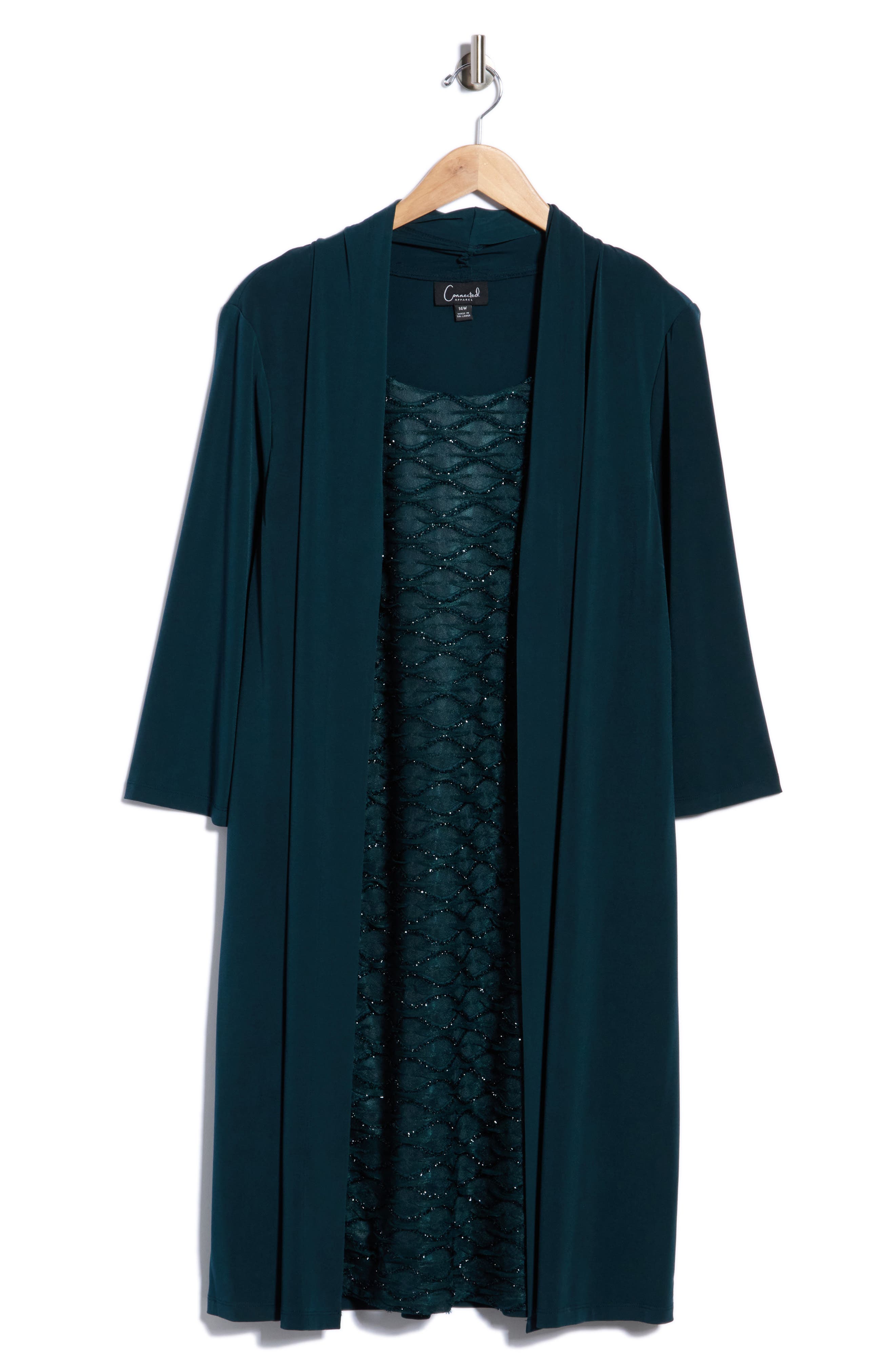 Mock Jacket A-Line Dress