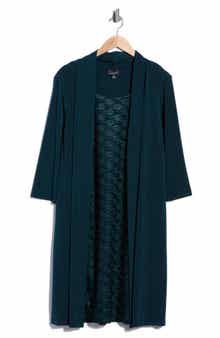 Mock Jacket A-Line Dress