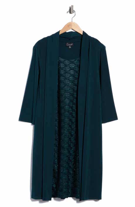Mock Jacket A-Line Dress