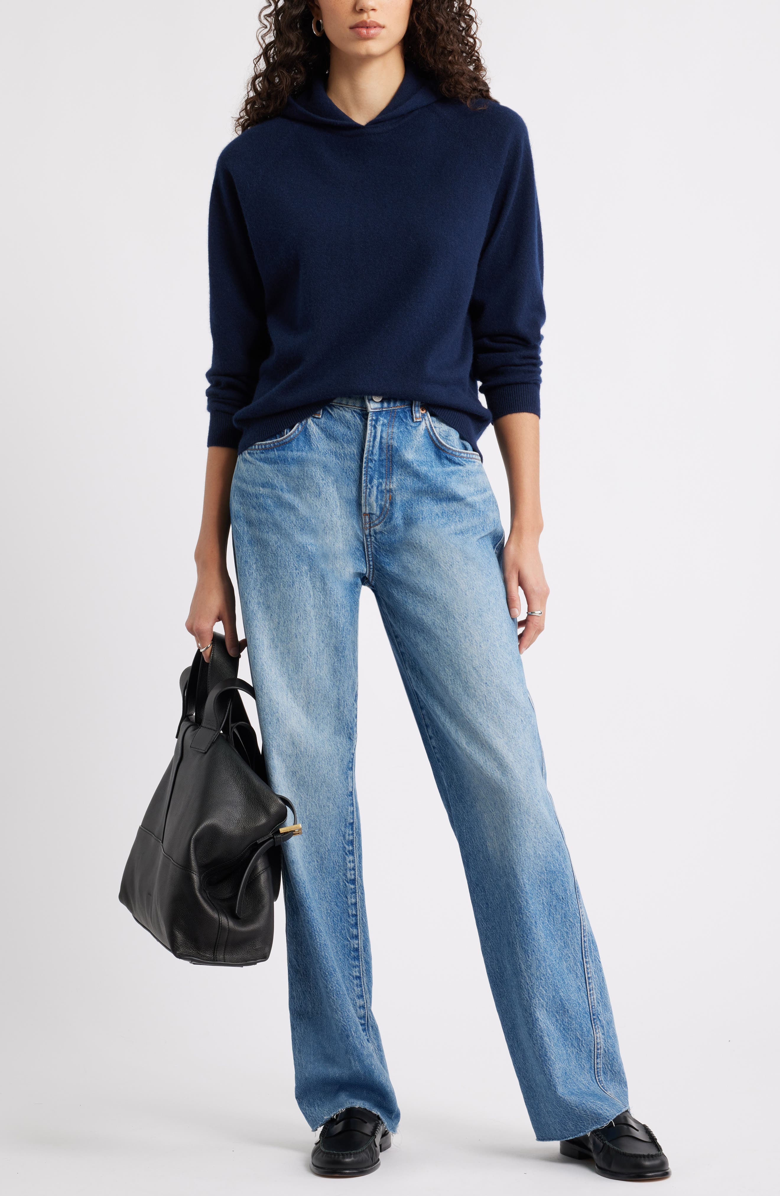 Cashmere Sweater Hoodie - image 2