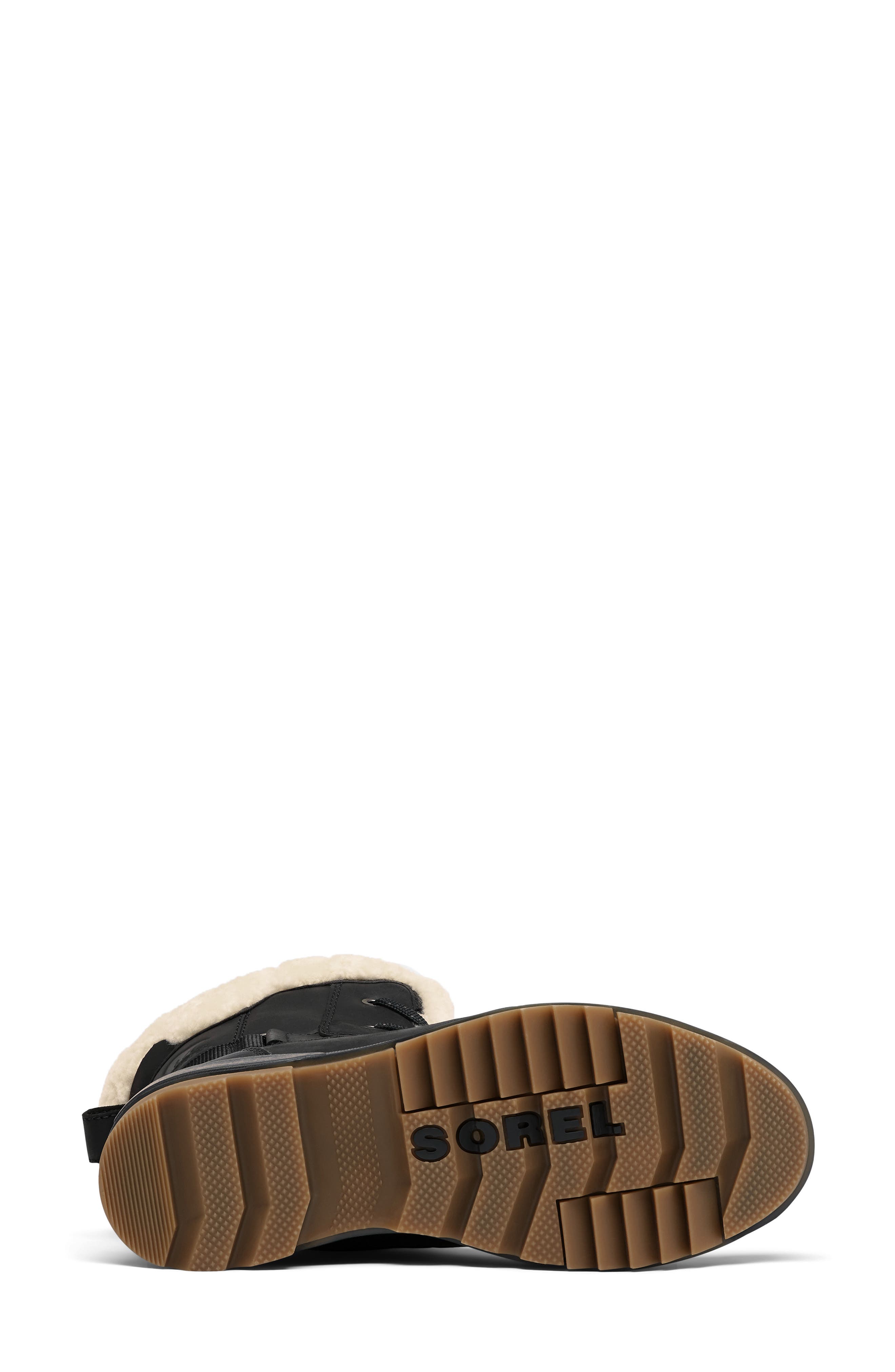 SOREL Tivoli<sup>™</sup> Parc Waterproof Genuine Shearling Collar Winter Boot, Alternate, color, 