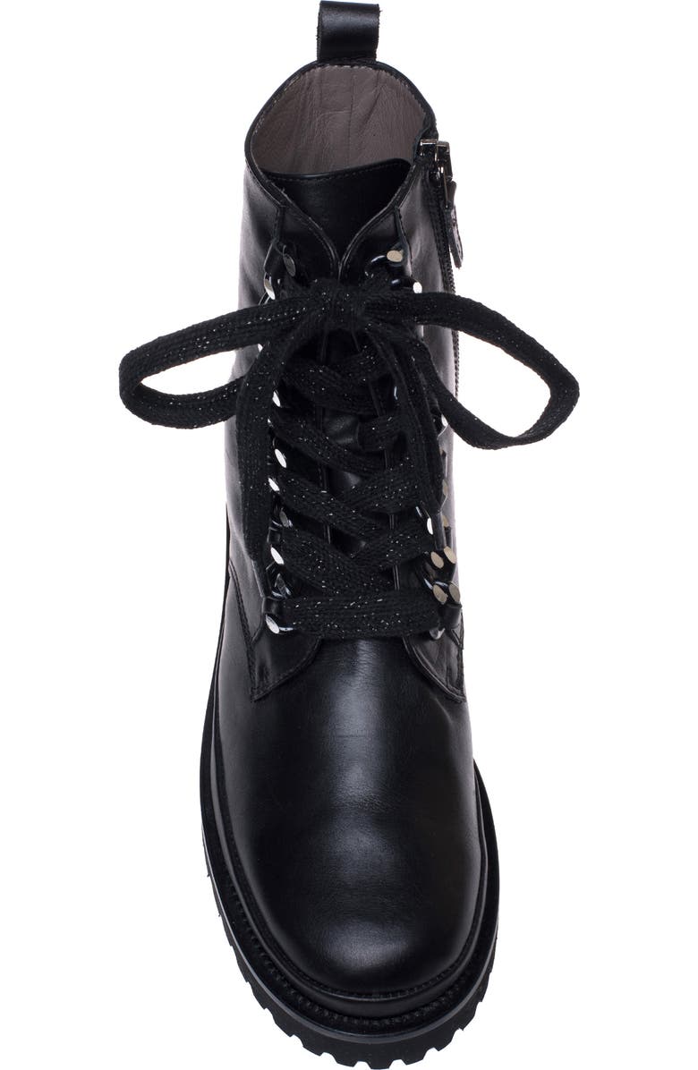 Ron White Roxanna Weatherproof Combat Boot, Alternate, color, Onyx