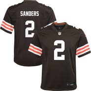Nike Youth Nike Shedeur Sanders Brown Cleveland Browns Game Jersey