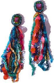 Simitri Confetti Cascade Earrings