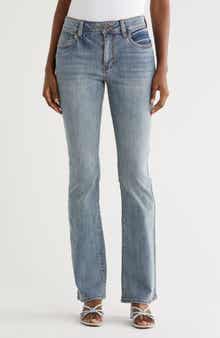 KUT from the Kloth Nicole Low Rise Bootcut Jeans
