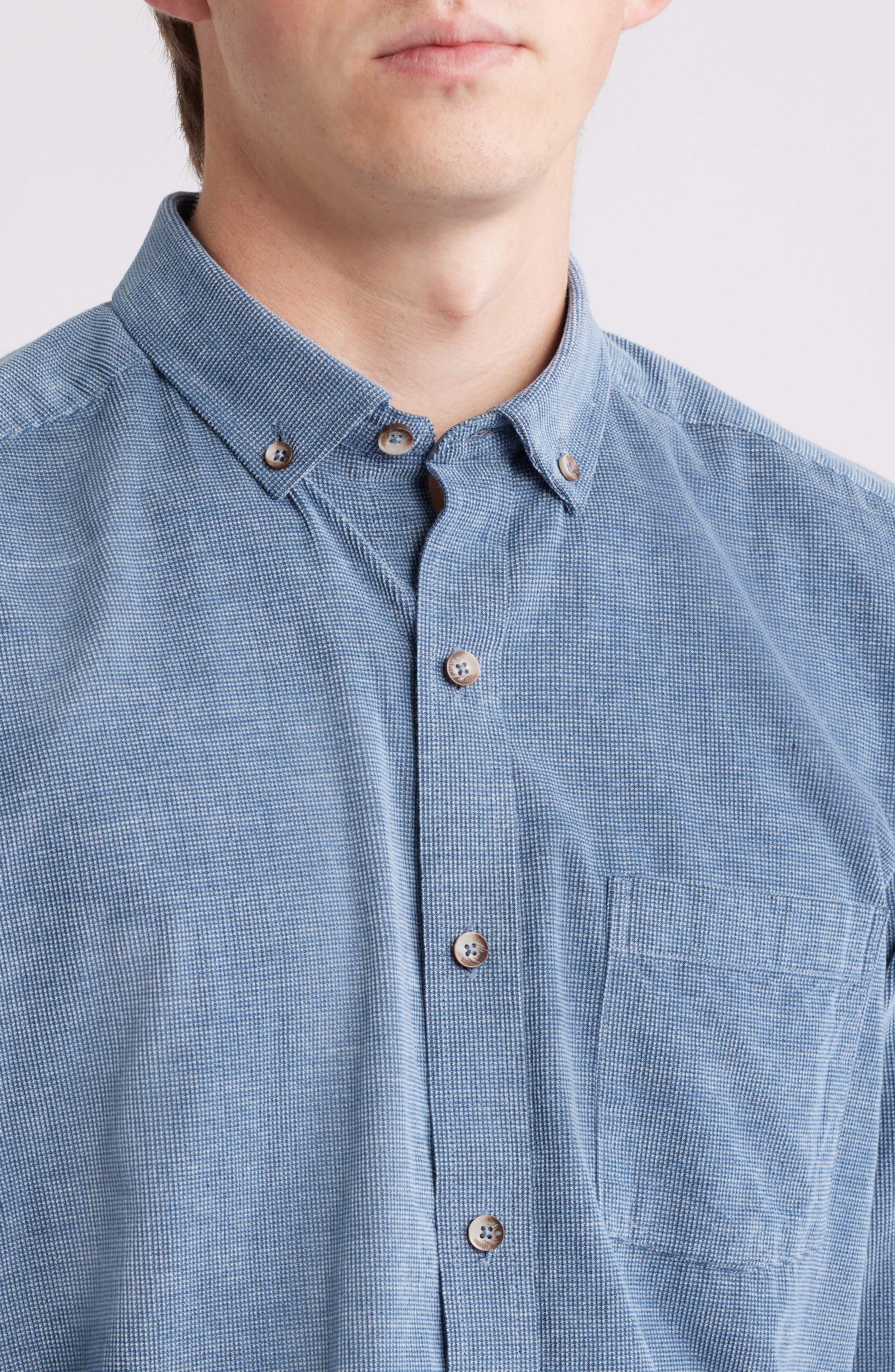 Textured Corduroy Button-Down Shirt - image 2