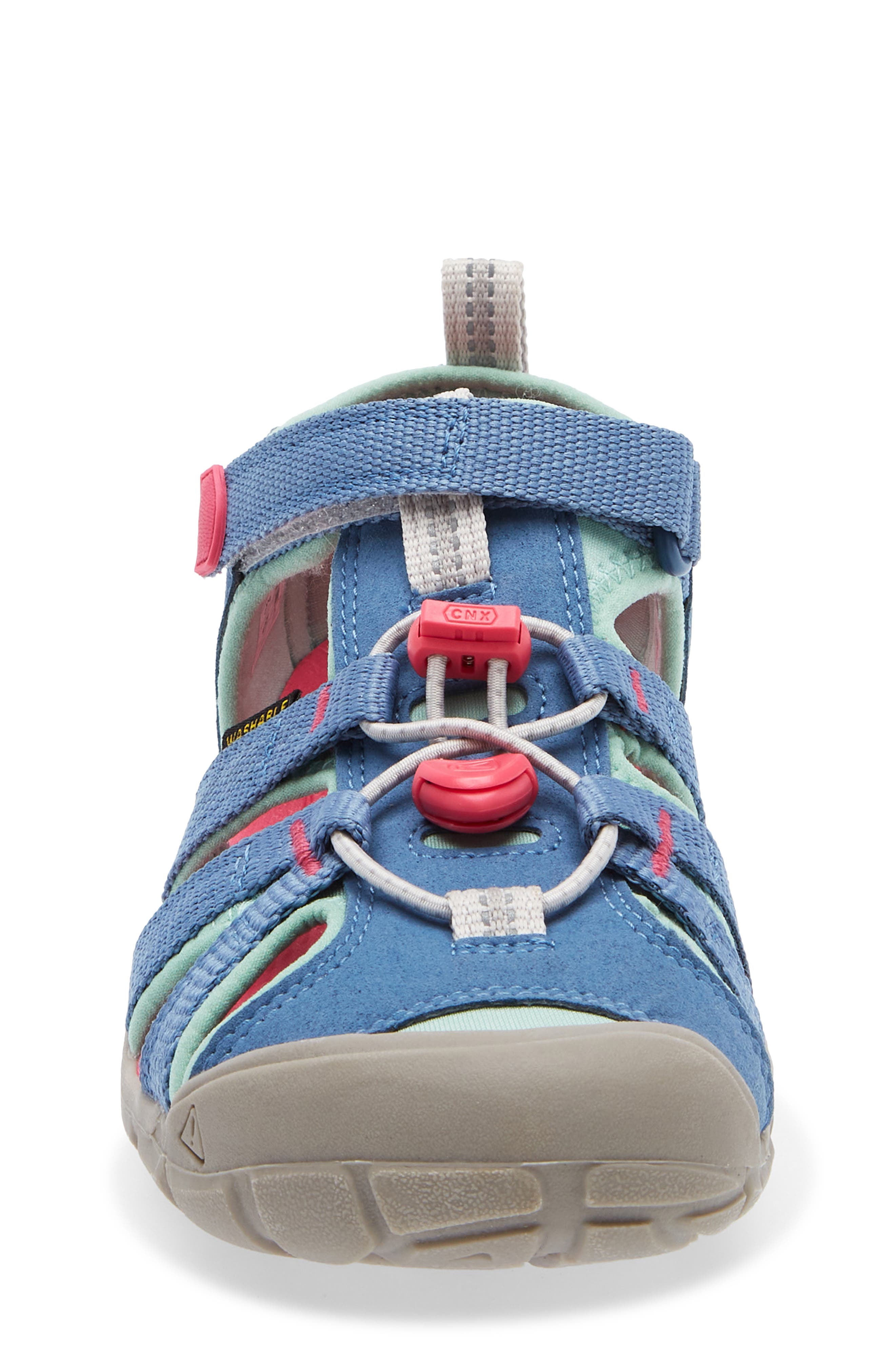 KEEN Seacamp II CNX Water Friendly Sandal, Alternate, color, Coronet Blue/ Hot Pink